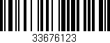 Código de barras (EAN, GTIN, SKU, ISBN): '33676123'