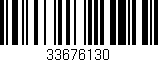 Código de barras (EAN, GTIN, SKU, ISBN): '33676130'