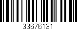 Código de barras (EAN, GTIN, SKU, ISBN): '33676131'