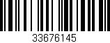Código de barras (EAN, GTIN, SKU, ISBN): '33676145'