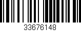 Código de barras (EAN, GTIN, SKU, ISBN): '33676148'