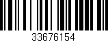 Código de barras (EAN, GTIN, SKU, ISBN): '33676154'