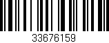 Código de barras (EAN, GTIN, SKU, ISBN): '33676159'