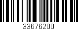 Código de barras (EAN, GTIN, SKU, ISBN): '33676200'