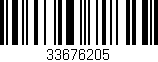 Código de barras (EAN, GTIN, SKU, ISBN): '33676205'