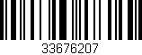 Código de barras (EAN, GTIN, SKU, ISBN): '33676207'