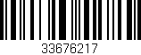 Código de barras (EAN, GTIN, SKU, ISBN): '33676217'