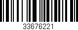 Código de barras (EAN, GTIN, SKU, ISBN): '33676221'