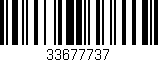 Código de barras (EAN, GTIN, SKU, ISBN): '33677737'