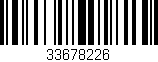Código de barras (EAN, GTIN, SKU, ISBN): '33678226'