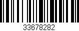 Código de barras (EAN, GTIN, SKU, ISBN): '33678282'