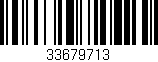 Código de barras (EAN, GTIN, SKU, ISBN): '33679713'