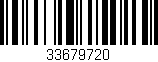 Código de barras (EAN, GTIN, SKU, ISBN): '33679720'