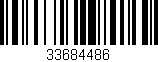 Código de barras (EAN, GTIN, SKU, ISBN): '33684486'