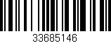 Código de barras (EAN, GTIN, SKU, ISBN): '33685146'