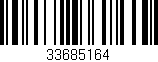 Código de barras (EAN, GTIN, SKU, ISBN): '33685164'