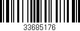 Código de barras (EAN, GTIN, SKU, ISBN): '33685176'