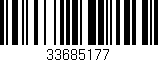 Código de barras (EAN, GTIN, SKU, ISBN): '33685177'
