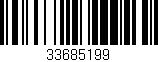 Código de barras (EAN, GTIN, SKU, ISBN): '33685199'