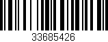 Código de barras (EAN, GTIN, SKU, ISBN): '33685426'