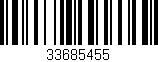 Código de barras (EAN, GTIN, SKU, ISBN): '33685455'