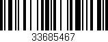 Código de barras (EAN, GTIN, SKU, ISBN): '33685467'