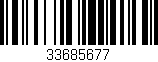 Código de barras (EAN, GTIN, SKU, ISBN): '33685677'