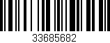 Código de barras (EAN, GTIN, SKU, ISBN): '33685682'
