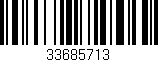 Código de barras (EAN, GTIN, SKU, ISBN): '33685713'