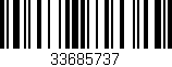 Código de barras (EAN, GTIN, SKU, ISBN): '33685737'