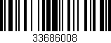 Código de barras (EAN, GTIN, SKU, ISBN): '33686008'