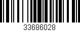 Código de barras (EAN, GTIN, SKU, ISBN): '33686028'