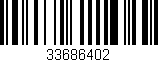 Código de barras (EAN, GTIN, SKU, ISBN): '33686402'