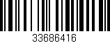 Código de barras (EAN, GTIN, SKU, ISBN): '33686416'