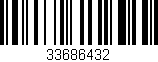 Código de barras (EAN, GTIN, SKU, ISBN): '33686432'