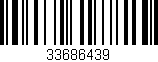 Código de barras (EAN, GTIN, SKU, ISBN): '33686439'