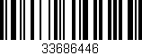 Código de barras (EAN, GTIN, SKU, ISBN): '33686446'