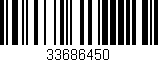 Código de barras (EAN, GTIN, SKU, ISBN): '33686450'
