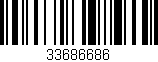 Código de barras (EAN, GTIN, SKU, ISBN): '33686686'