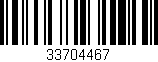 Código de barras (EAN, GTIN, SKU, ISBN): '33704467'