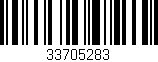Código de barras (EAN, GTIN, SKU, ISBN): '33705283'