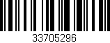 Código de barras (EAN, GTIN, SKU, ISBN): '33705296'