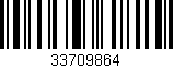 Código de barras (EAN, GTIN, SKU, ISBN): '33709864'