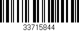 Código de barras (EAN, GTIN, SKU, ISBN): '33715844'