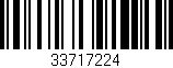 Código de barras (EAN, GTIN, SKU, ISBN): '33717224'
