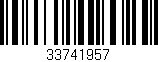 Código de barras (EAN, GTIN, SKU, ISBN): '33741957'