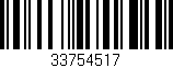 Código de barras (EAN, GTIN, SKU, ISBN): '33754517'