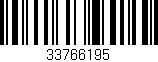 Código de barras (EAN, GTIN, SKU, ISBN): '33766195'