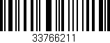 Código de barras (EAN, GTIN, SKU, ISBN): '33766211'