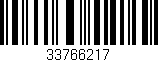 Código de barras (EAN, GTIN, SKU, ISBN): '33766217'